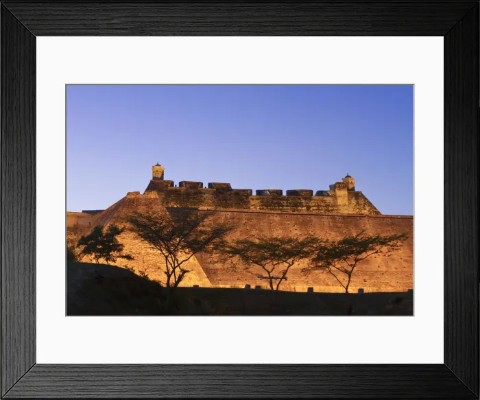 Framed Print : Colombia, Bolivar, Cartagena De Indias, San Felipe Castle - Castillo de San Felipe Framed Print : Colombia, Bolivar, Cartagena De Indias, San Felipe Castle - Castillo de San Felipe