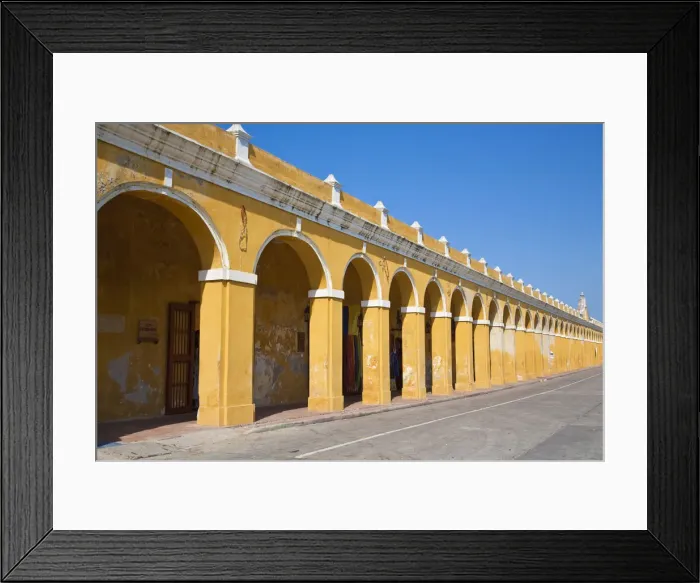Framed Print : Colombia, Bolivar, Cartagena De Indias, Las Bovedas, - dungeons built in the city Framed Print : Colombia, Bolivar, Cartagena De Indias, Las Bovedas, - dungeons built in the city
