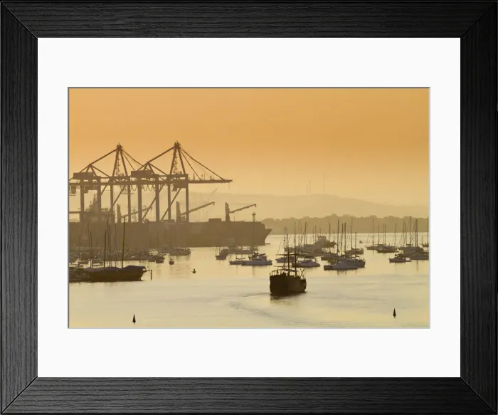 Framed Print : Colombia, Bolivar, Cartagena De Indias, Port and boats Framed Print : Colombia, Bolivar, Cartagena De Indias, Port and boats