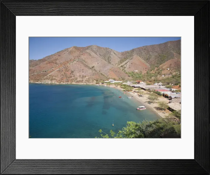 Framed Print : Colombia, Magdalena, Tanganga, Tanganga Bay Framed Print : Colombia, Magdalena, Tanganga, Tanganga Bay