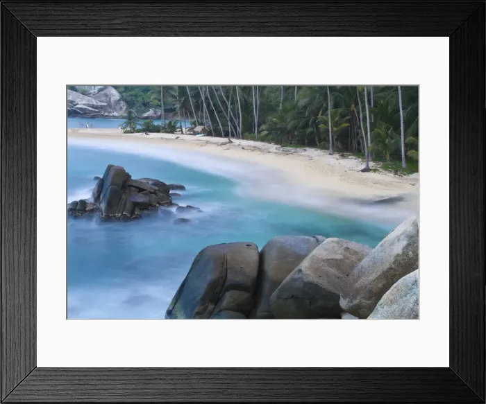 Framed Print : Colombia, Magdalena, Park Nacional Natural Tayrona, El Cabo