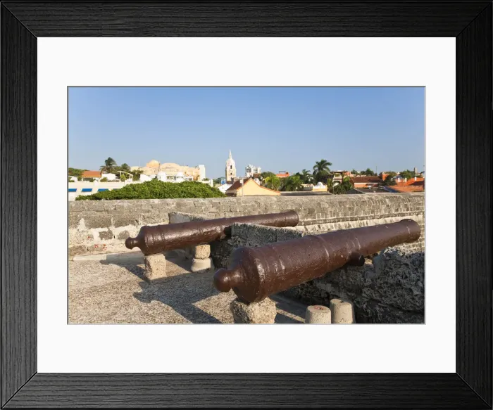 Framed Print : Colombia, Bolivar, Cartagena De Indias