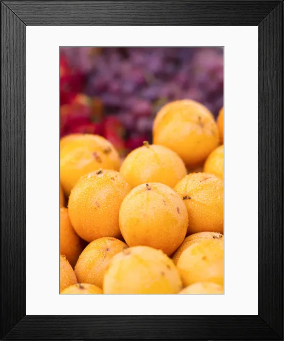 Framed Print : Colombia, Bolivar, Cartagena De Indias, Old walled city, Passion Fruit Framed Print : Colombia, Bolivar, Cartagena De Indias, Old walled city, Passion Fruit