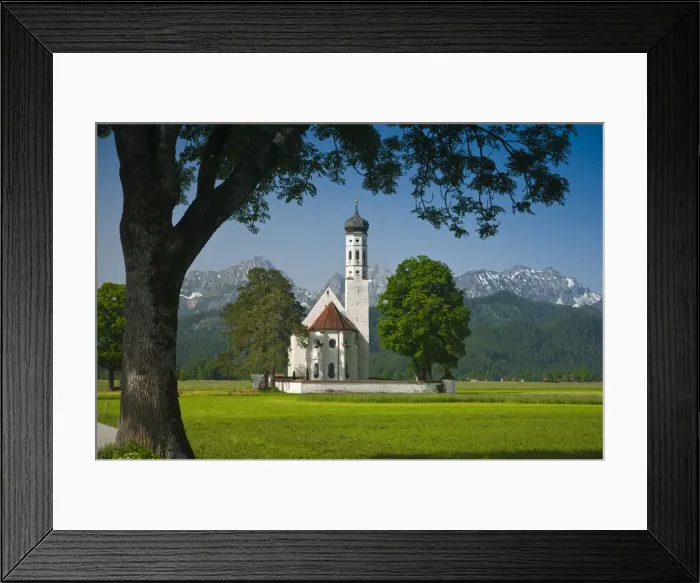 Framed Print : Germany, Bavaria (Bayern), Kolomanskirche Framed Print : Germany, Bavaria (Bayern), Kolomanskirche