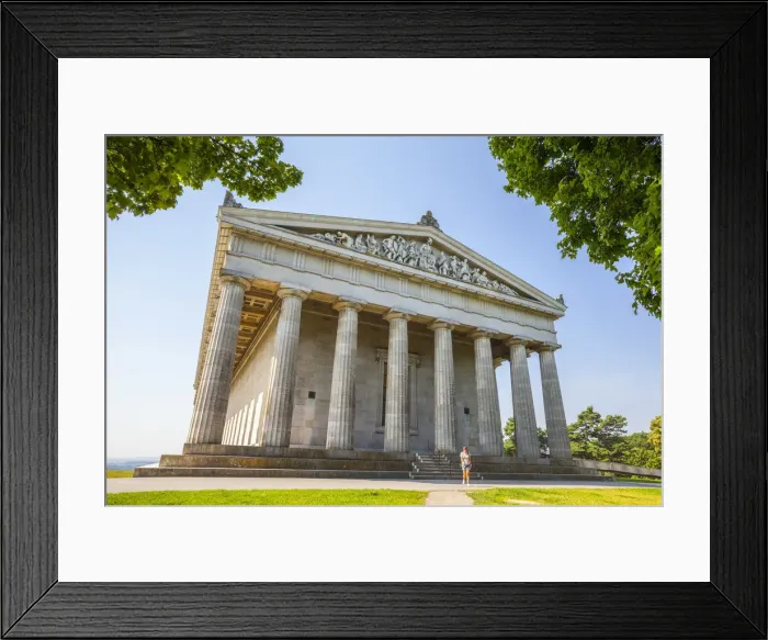 Framed Print : Valhalla Hall of Fame on Danube River near Donaustauf, Walhalla, Upper Palatinate Framed Print : Valhalla Hall of Fame on Danube River near Donaustauf, Walhalla, Upper Palatinate