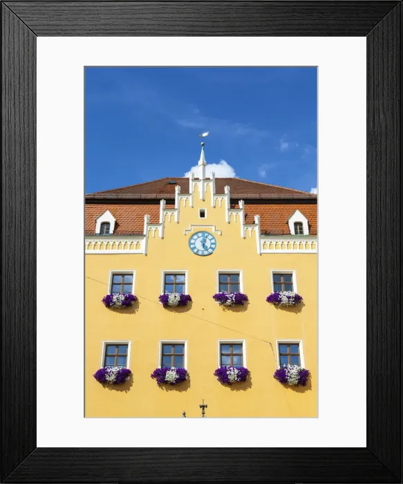 Framed Print : Althus, Donauworth, Swabia, Bavaria, Germany