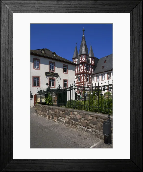 Framed Print : Rudesheim am Rhein, Hessen, Germany