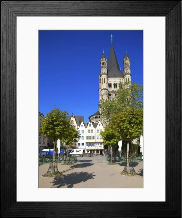 Framed Print : Gross St. Martin Kirche, Cologne, North Rhine Westphalia, Germany Framed Print : Gross St. Martin Kirche, Cologne, North Rhine Westphalia, Germany