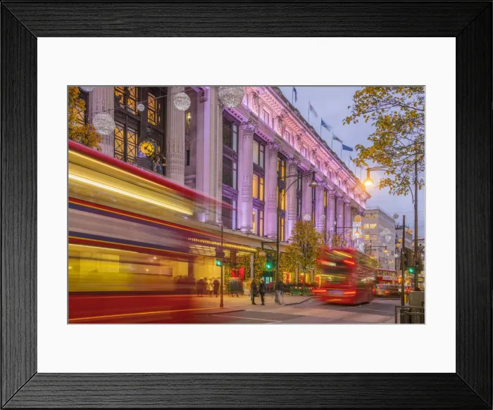 Framed Print : UK, England, London, The West End, Oxford Street, Selfridges Department Store Framed Print : UK, England, London, The West End, Oxford Street, Selfridges Department Store
