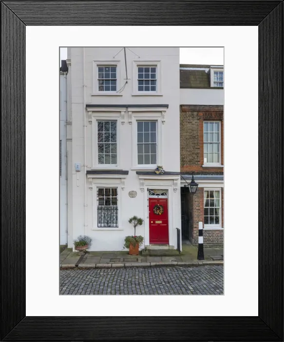 Framed Print : Former residence of Sir Christopher Wren, Bankside, London, England, UK Framed Print : Former residence of Sir Christopher Wren, Bankside, London, England, UK