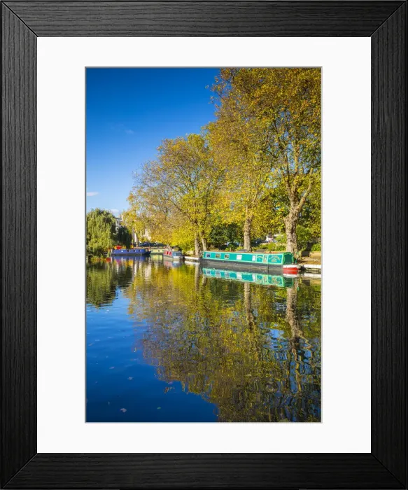 Framed Print : Little Venice, Paddington, London, England, UK Framed Print : Little Venice, Paddington, London, England, UK