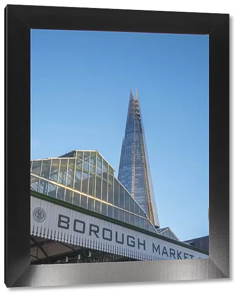 UK, England, London, Southwark, The Shard and Borough Market building