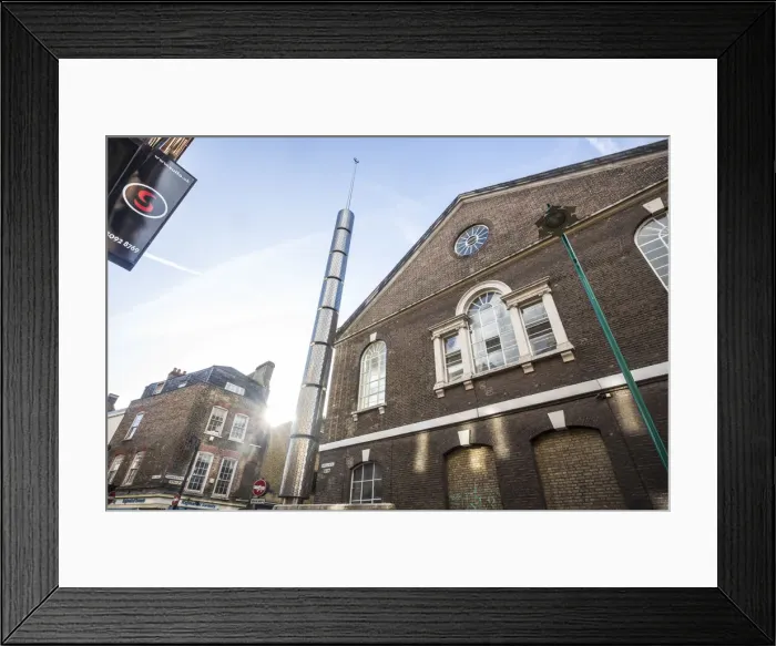 Framed Print : Brick Lane mosque, Brick Lane, East End, London, England, UK Framed Print : Brick Lane mosque, Brick Lane, East End, London, England, UK