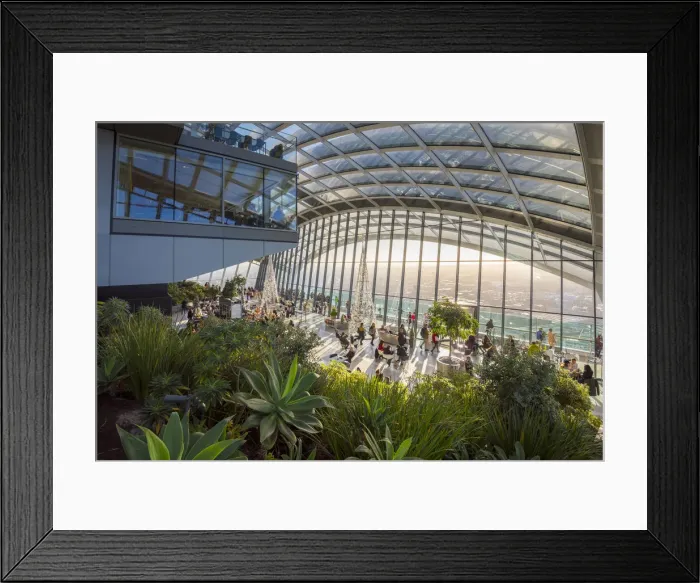 Framed Print : UK, England, London, City of London, The Skygarden