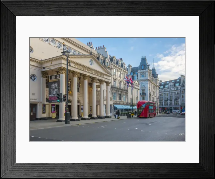 Framed Print : UK, England, London, The West End, Haymarket, Theatre Royal Framed Print : UK, England, London, The West End, Haymarket, Theatre Royal