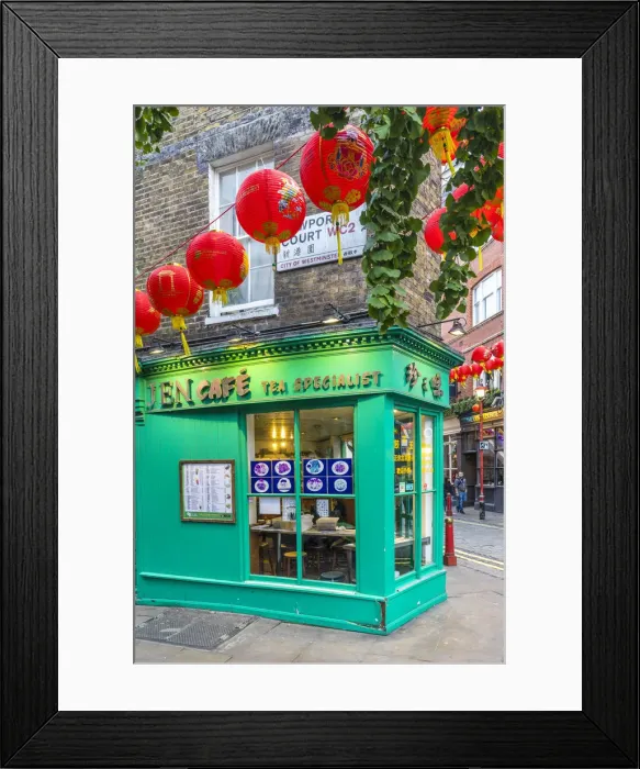 Framed Print : China Town, London, England, UK Framed Print : China Town, London, England, UK