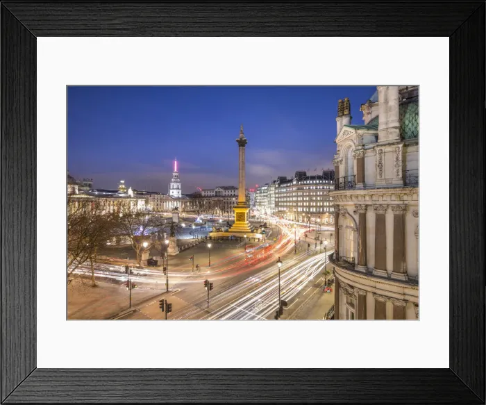 Framed Print : Trafalgar Square, London, England, UK Framed Print : Trafalgar Square, London, England, UK