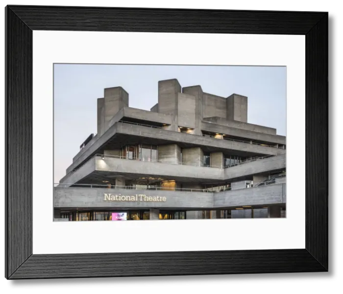 Framed Print : National Theatre, South Bank, London, England, UK Framed Print : National Theatre, South Bank, London, England, UK