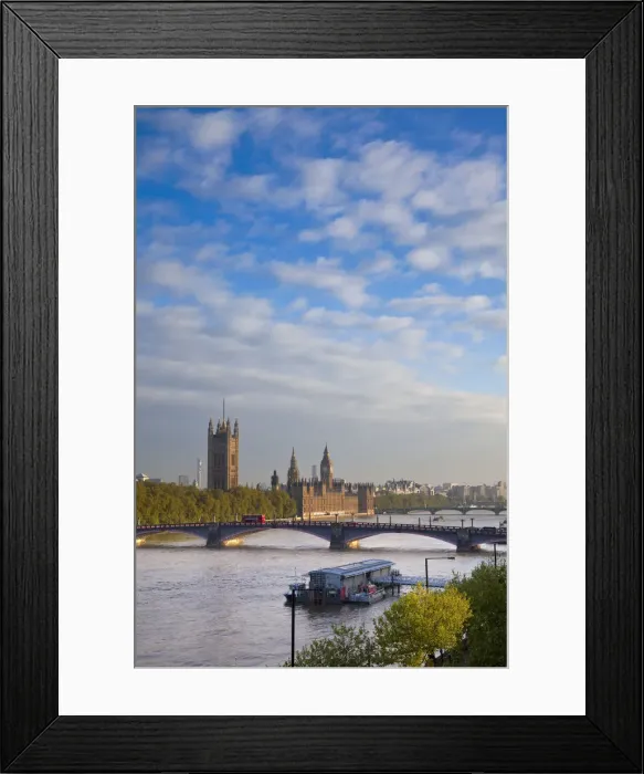 Framed Print : Big Ben, Houses of Parliament and River Thames, London, England Framed Print : Big Ben, Houses of Parliament and River Thames, London, England