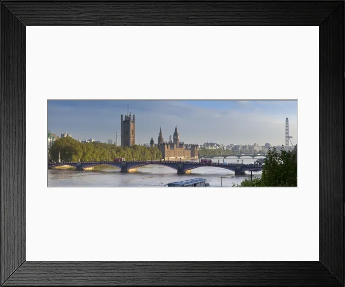 Framed Print : Big Ben, Houses of Parliament and River Thames, London, England