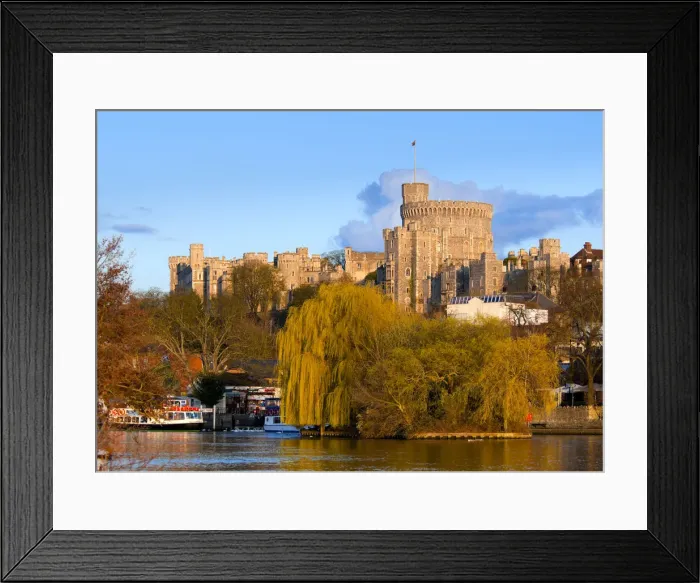 Framed Print : UK, England, Berkshire, Windsor, Windsor Castle and River Thames Framed Print : UK, England, Berkshire, Windsor, Windsor Castle and River Thames