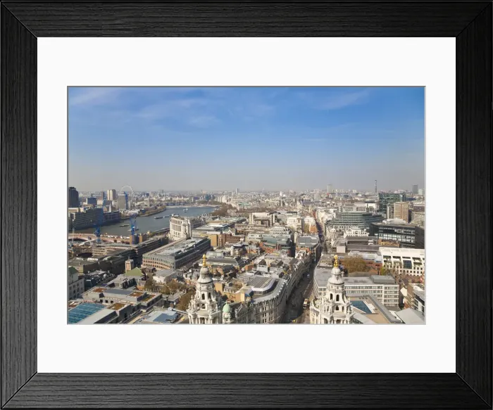 Framed Print : England, London, View of London from St Pauls cathedral Framed Print : England, London, View of London from St Pauls cathedral