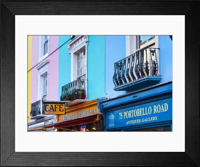 Framed Print : UK, London, Notting Hill, Portobello Road Market