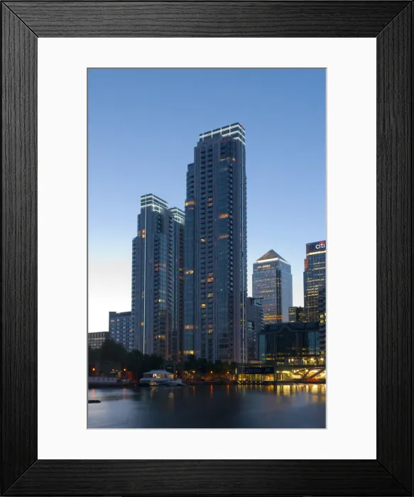 Framed Print : UK, London, Docklands, Canary Wharf Framed Print : UK, London, Docklands, Canary Wharf