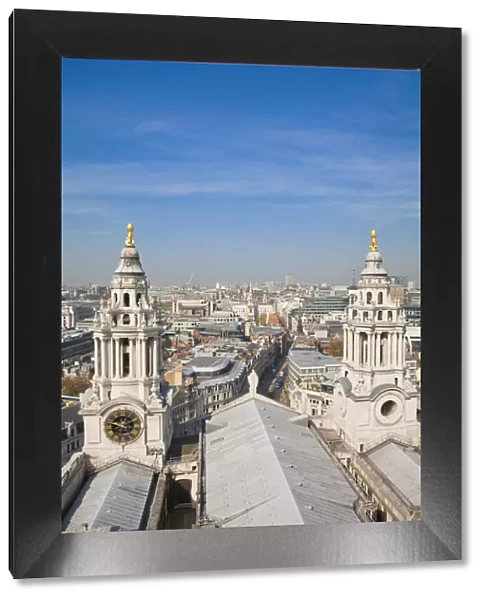 England, London, View of London from St Pauls cathedral