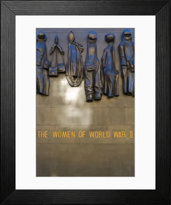 Framed Print : UK, London, Whitehall, Monument to The Women of World War II Framed Print : UK, London, Whitehall, Monument to The Women of World War II