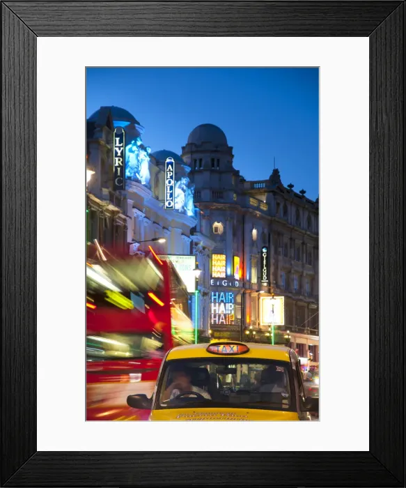 Framed Print : UK, London, Theatreland, Shaftesbury Avenue Framed Print : UK, London, Theatreland, Shaftesbury Avenue