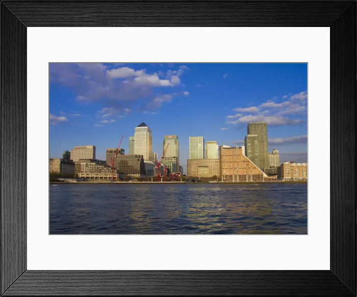 Framed Print : England, London, Docklands, Canary Wharf Framed Print : England, London, Docklands, Canary Wharf