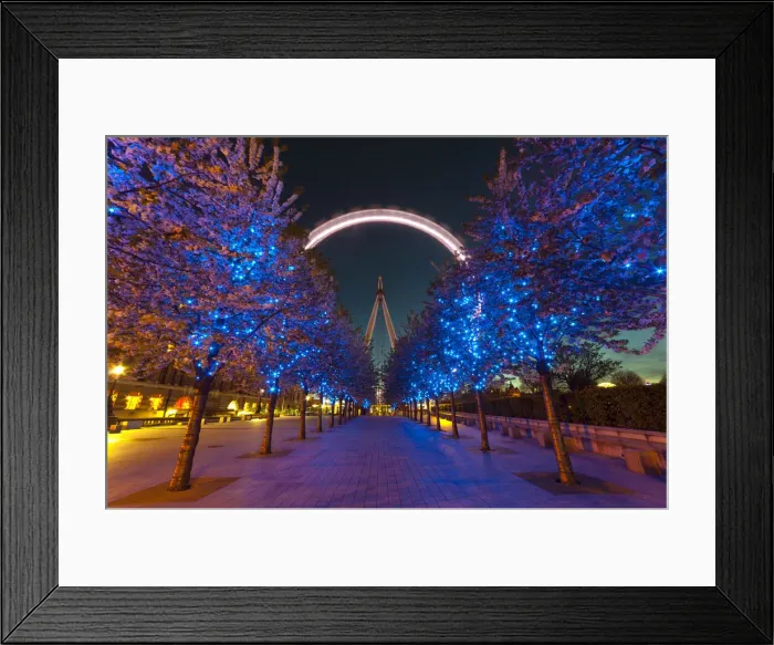 Framed Print : UK, London, London Eye Framed Print : UK, London, London Eye