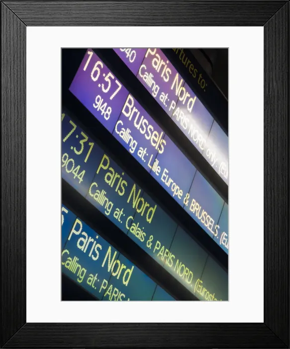 Framed Print : UK, England, London, St. Pancras Station Framed Print : UK, England, London, St. Pancras Station