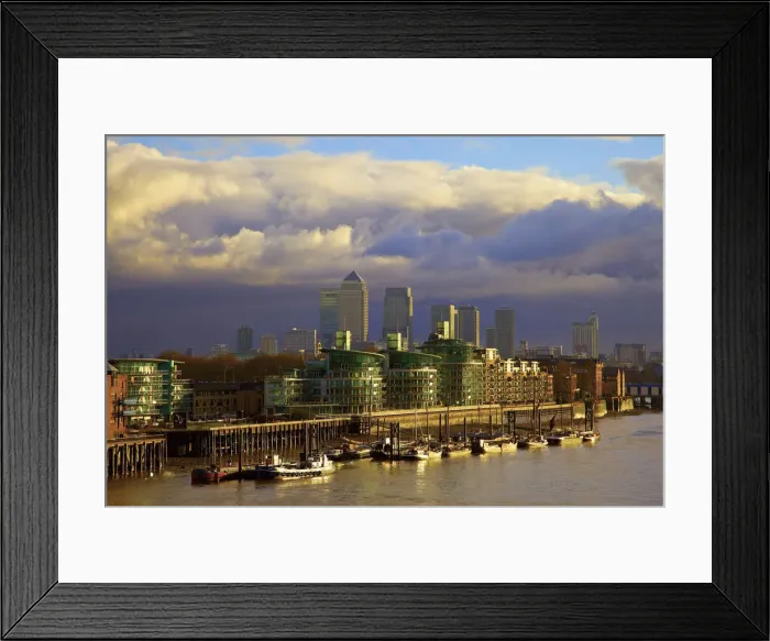 Framed Print : Storm Clouds Over The City, London, England Framed Print : Storm Clouds Over The City, London, England