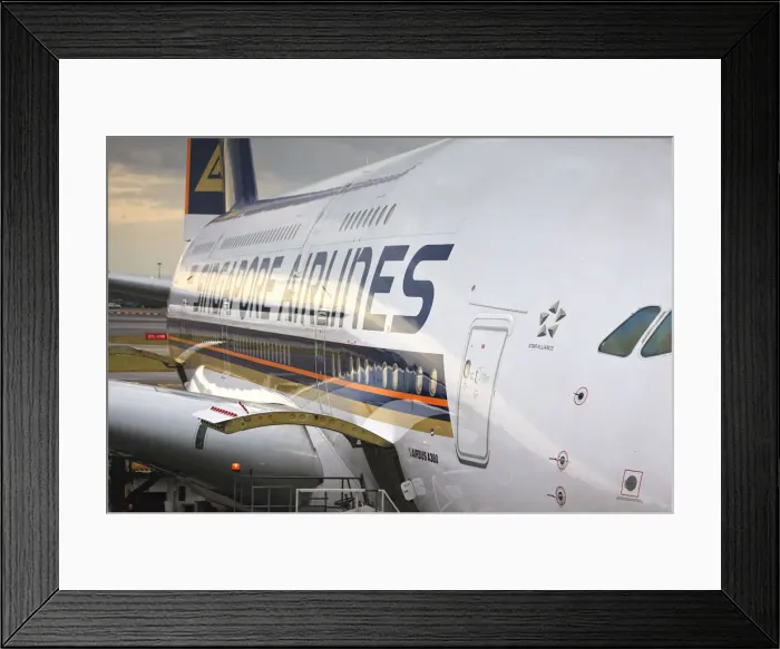 Framed Print : England, London, Heathrow Airport, Airbus A380 on the runway Framed Print : England, London, Heathrow Airport, Airbus A380 on the runway