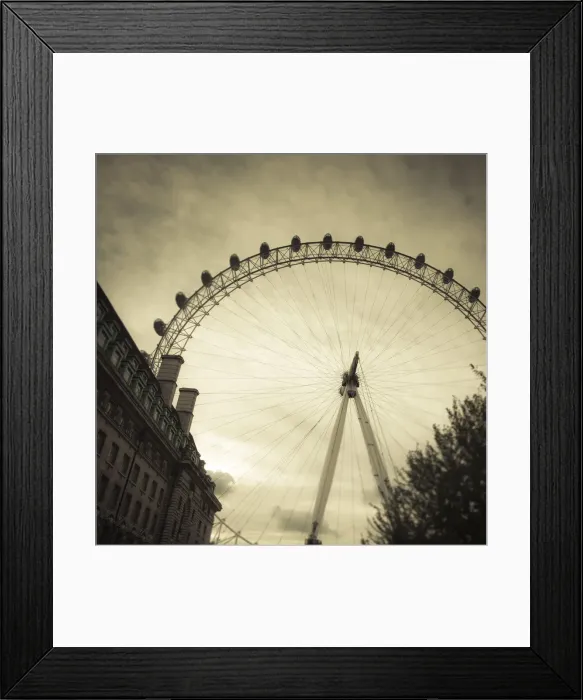 Framed Print : London Eye, South Bank, London, England, UK