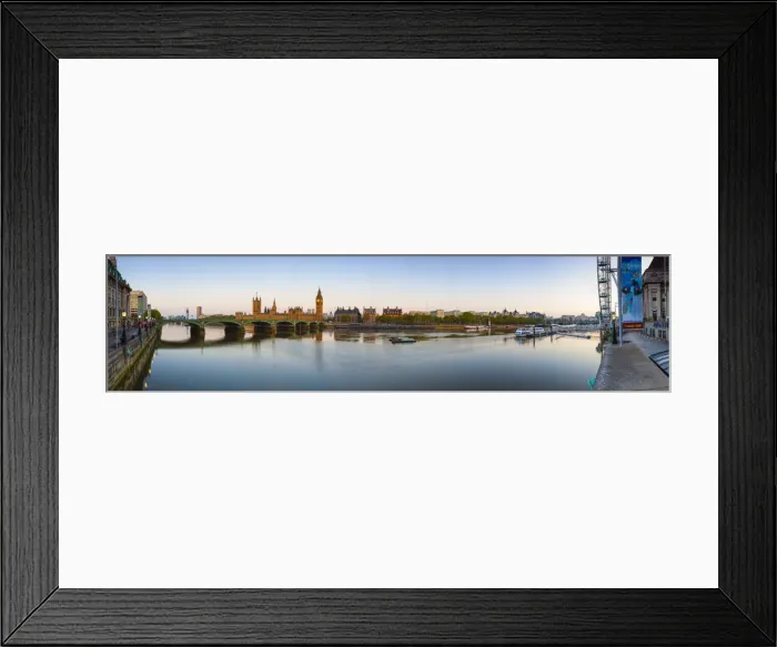 Framed Print : The Houses of Parliament & The River Thames illuminated at dawn Framed Print : The Houses of Parliament & The River Thames illuminated at dawn
