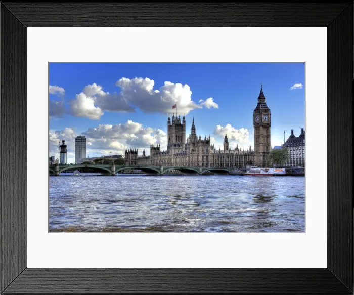 Framed Print : The Palace of Westminster and Big Ben (Houses of Parliament), London, England, UK Framed Print : The Palace of Westminster and Big Ben (Houses of Parliament), London, England, UK