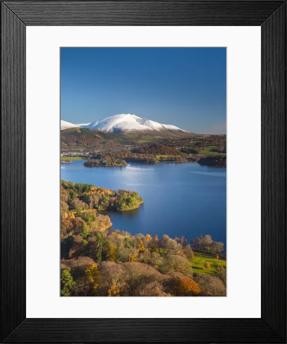 Framed Print : UK, England, Cumbria, Lake District, Derwentwater, Blencathra Mountain above Keswick Framed Print : UK, England, Cumbria, Lake District, Derwentwater, Blencathra Mountain above Keswick