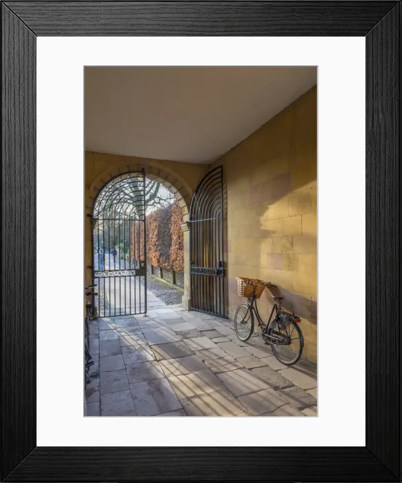 Framed Print : UK, England, Cambridge, Clare College