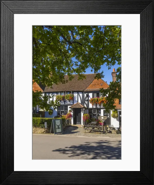 Framed Print : White Horse Pub, Shere - Location for the film The Holiday - Surrey, England Framed Print : White Horse Pub, Shere - Location for the film The Holiday - Surrey, England