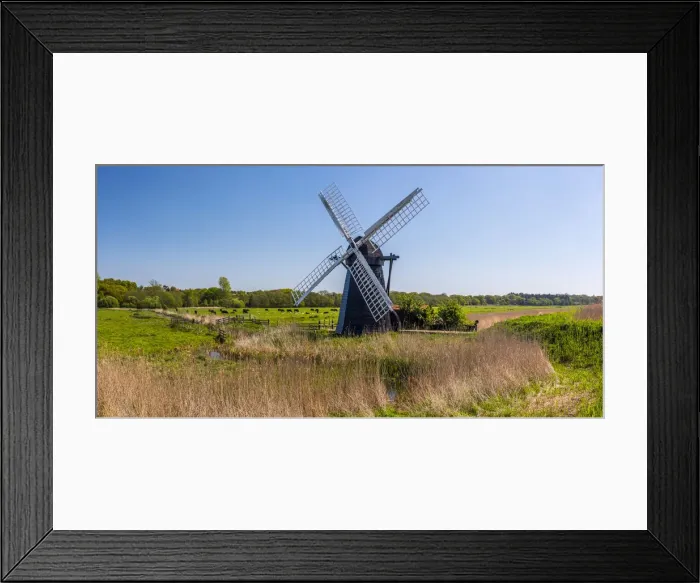 Framed Print : UK, England, Suffolk, Herringfleet, Herringfleet Mill or Walkers Mill, Drainage mill Framed Print : UK, England, Suffolk, Herringfleet, Herringfleet Mill or Walkers Mill, Drainage mill