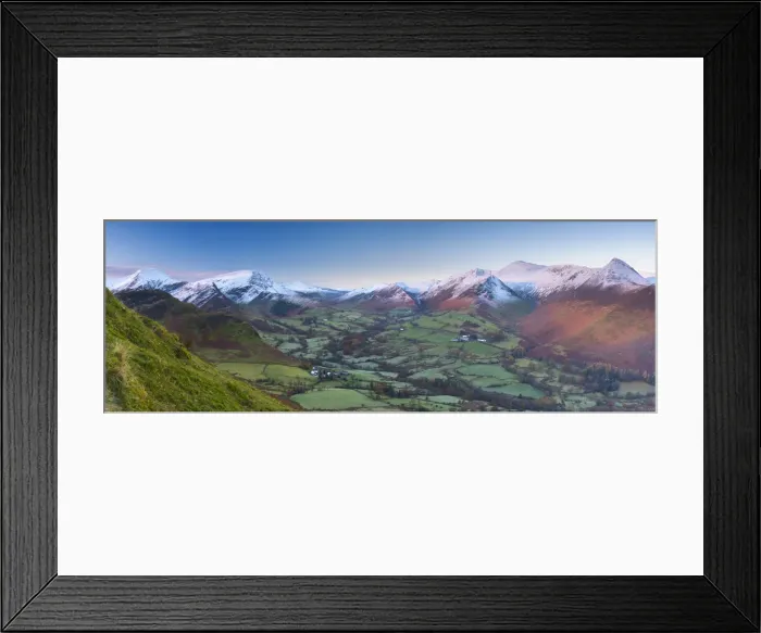 Framed Print : UK, England, Cumbria, Lake District, Newlands Valley