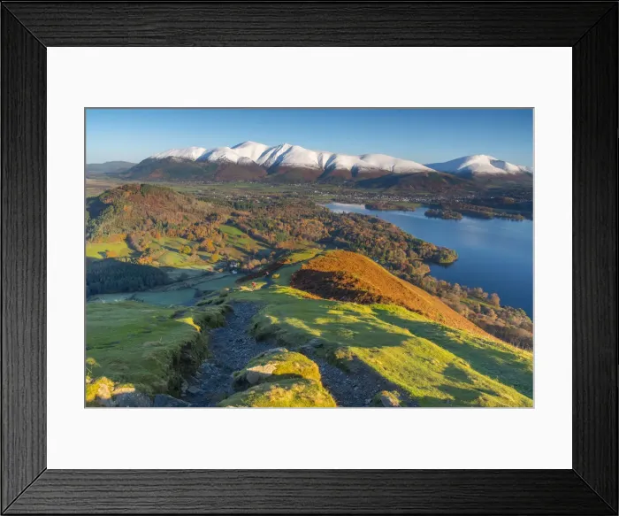 Framed Print : UK, England, Cumbria, Lake District, Derwentwater, Skiddaw and Blencathra mountains Framed Print : UK, England, Cumbria, Lake District, Derwentwater, Skiddaw and Blencathra mountains