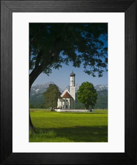 Framed Print : Germany, Bavaria (Bayern), Kolomanskirche Framed Print : Germany, Bavaria (Bayern), Kolomanskirche
