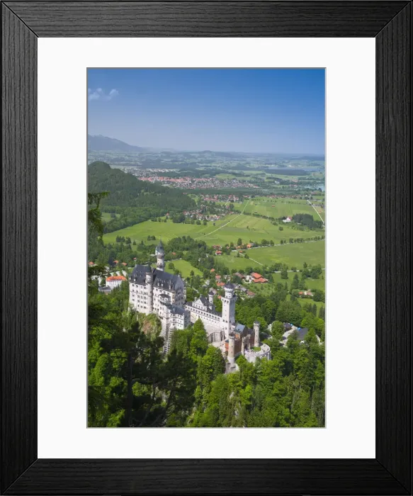 Framed Print : Germany, Bavaria (Bayern), Neuschwanstein Castle