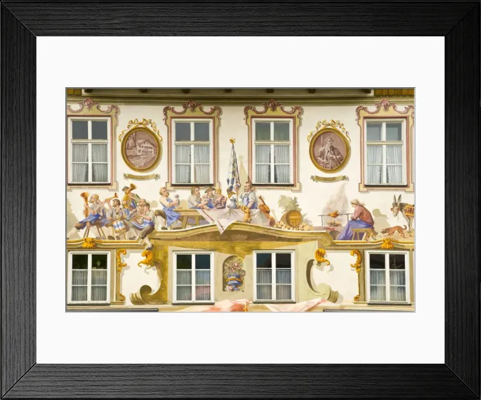 Framed Print : Germany, Bavaria (Bayern), Oberammergau