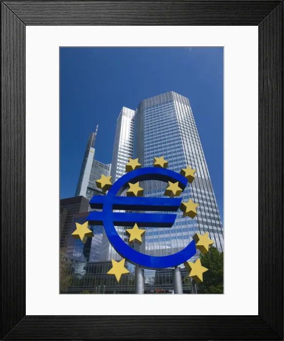 Framed Print : Germany, Hessen, Frankfurt-am-Main, Willy Brandt Platz, Euro Tower, European Central Bank Framed Print : Germany, Hessen, Frankfurt-am-Main, Willy Brandt Platz, Euro Tower, European Central Bank