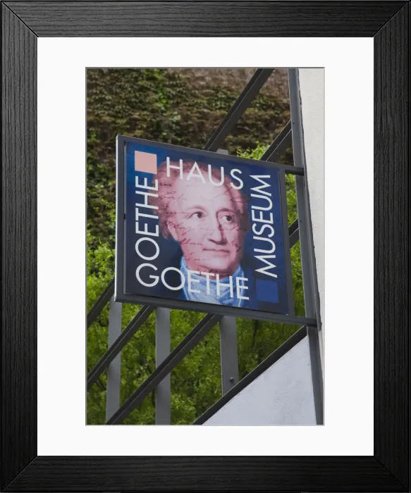 Framed Print : Germany, Hessen, Frankfurt-am-Main, Goethe House, Birthplace of writer Johann Wolfgang Framed Print : Germany, Hessen, Frankfurt-am-Main, Goethe House, Birthplace of writer Johann Wolfgang